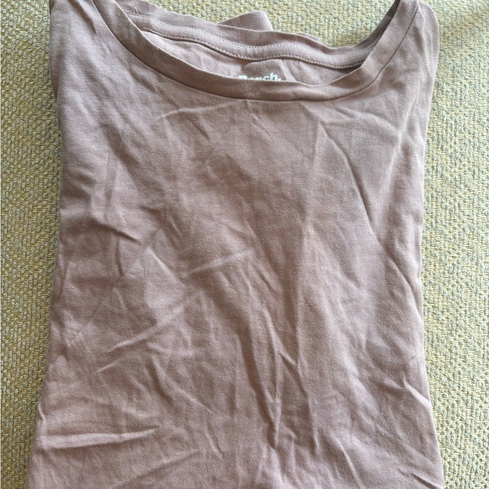 Bench tee shirt - pink - crew neck - fitted - Picture 2 of 2